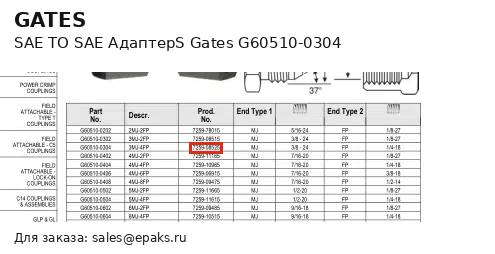 Gates G60510-0304