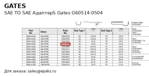 Gates G60514-0504