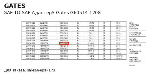 Gates G60514-1208