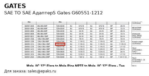 Gates G60551-1212