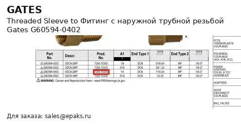 Gates G60594-0402