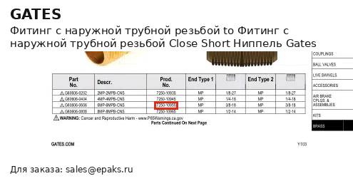 Gates G60606-0606