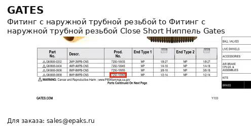 Gates G60606-0808
