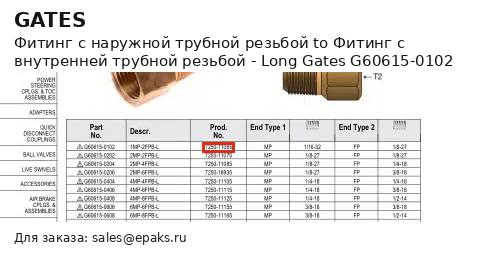 Gates G60615-0102
