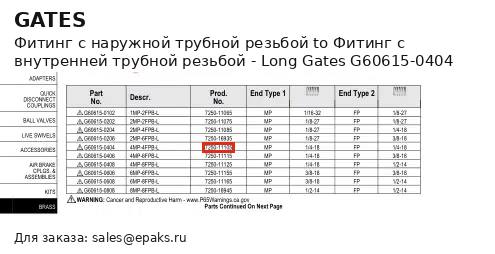 Gates G60615-0404