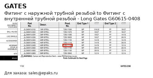 Gates G60615-0408