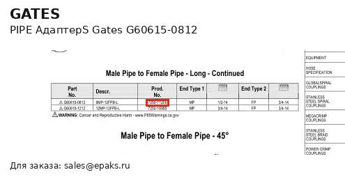 Gates G60615-0812