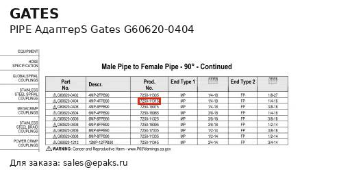 Gates G60620-0404