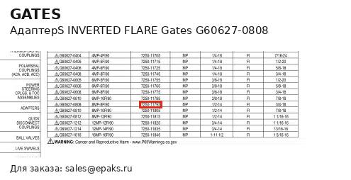 Gates G60627-0808