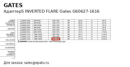 Gates G60627-1616