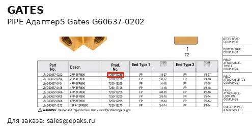 Gates G60637-0202