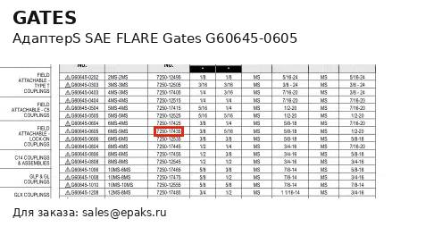 Gates G60645-0605