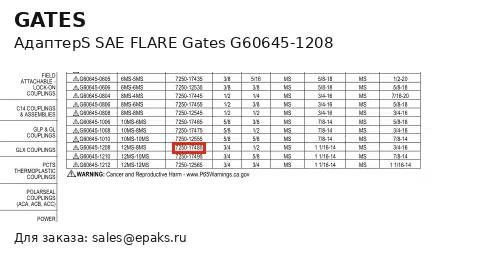 Gates G60645-1208