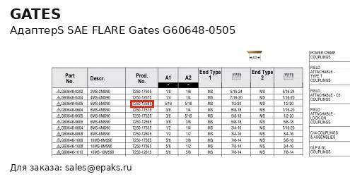 Gates G60648-0505