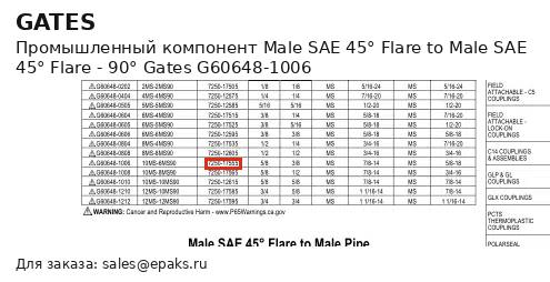 Gates G60648-1006