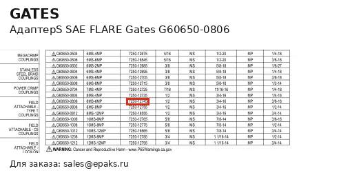 Gates G60650-0806