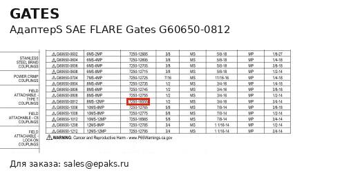 Gates G60650-0812