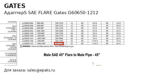 Gates G60650-1212