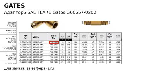 Gates G60657-0202