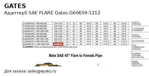 Gates G60659-1212