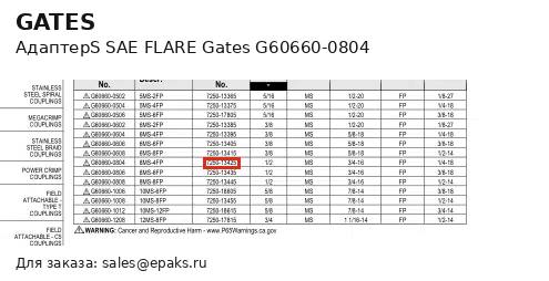 Gates G60660-0804