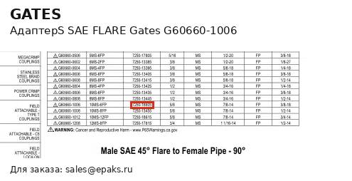 Gates G60660-1006