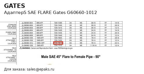 Gates G60660-1012
