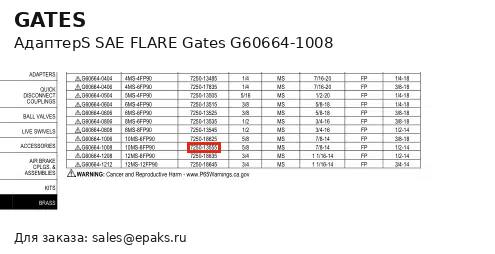 Gates G60664-1008