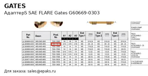 Gates G60669-0303