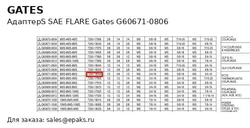 Gates G60671-0806
