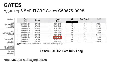 Gates G60675-0008