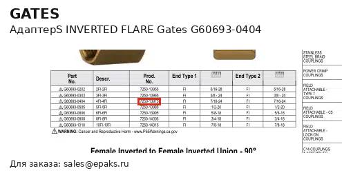 Gates G60693-0404