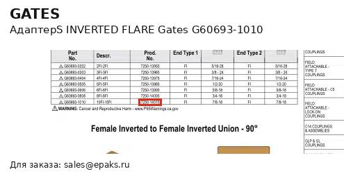 Gates G60693-1010