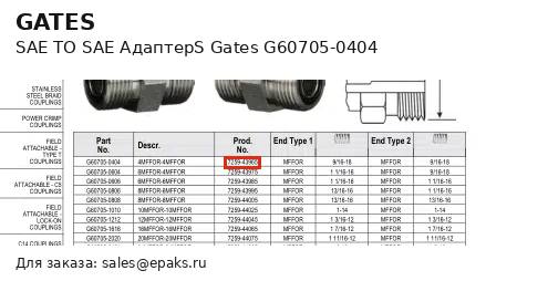 Gates G60705-0404