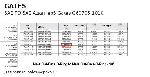 Gates G60705-1010