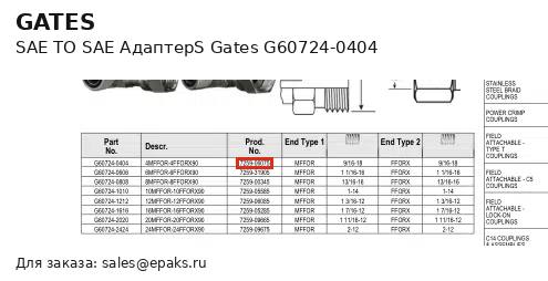 Gates G60724-0404