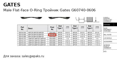 Gates G60740-0606