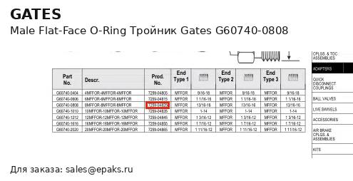 Gates G60740-0808
