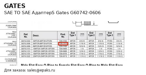 Gates G60742-0606