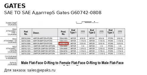 Gates G60742-0808