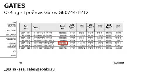 Gates G60744-1212