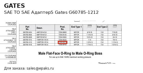 Gates G60785-1212