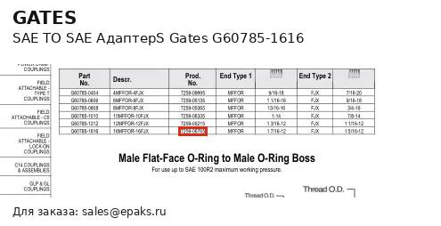Gates G60785-1616