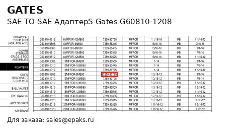 Gates G60810-1208