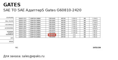 Gates G60810-2420
