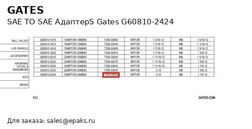Gates G60810-2424