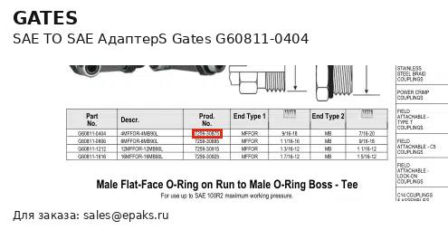 Gates G60811-0404