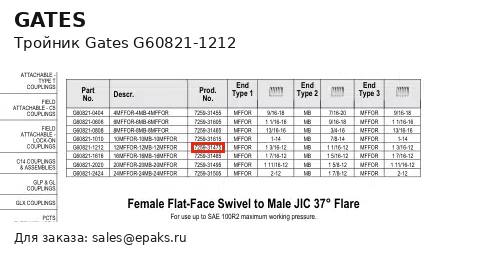 Gates G60821-1212
