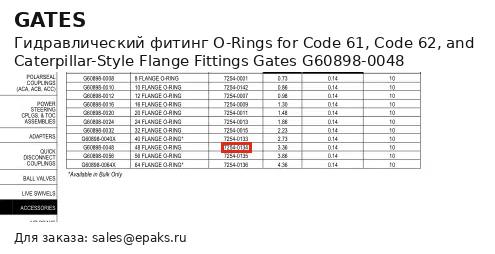 Gates G60898-0048