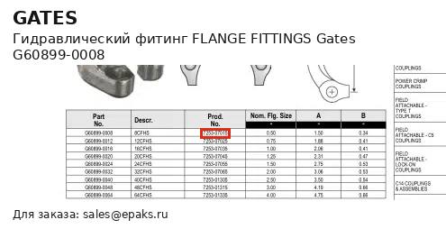 Gates G60899-0008